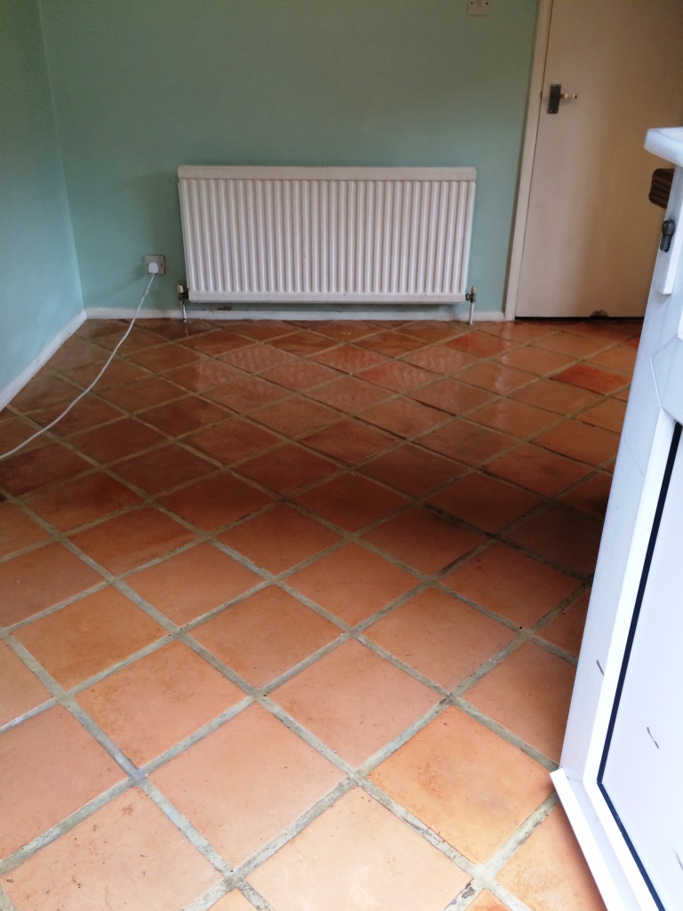 Terracotta Kitchen Tiled Winchmore Hill After