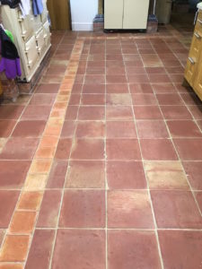 Mexican Terracotta TtiledFloor After Sealing Shrewsbury