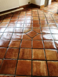 Mexican Terracotta After Cleaning Sealing Elswick