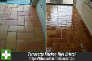 Stripping Varnish off Terracotta-Kitchen Tiles and Resealing in Bristol