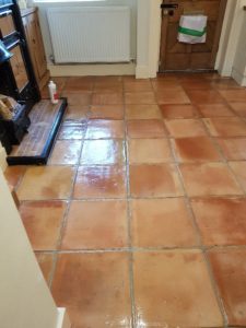 Terracotta Tiled_Floor After Cleaning Knutsford