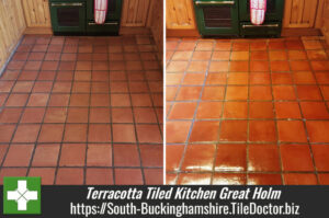 Renovating a Terracotta Tiled Kitchen Floor in Great Holm