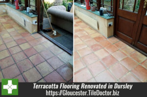 Terracotta Flooring Before After Renovation Dursley