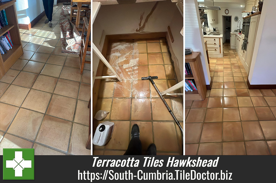 Terracotta Tiled Floor Renovation Hawkshead